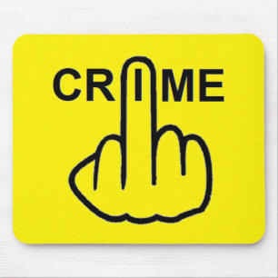 Mousepad Crime är kriminell Musmatta