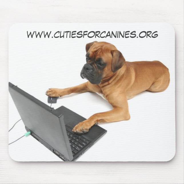 Mousepad Cuties för hundar Musmatta (Framsidan)