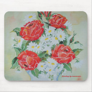 Mousepad daisy och ro musmatta