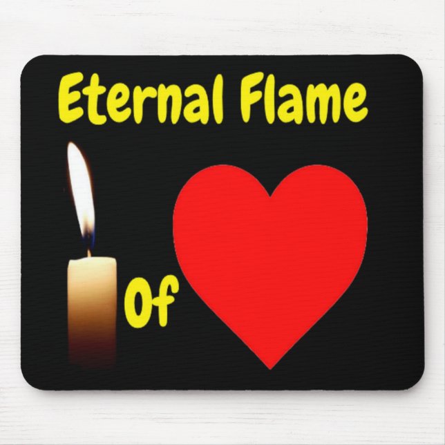 Mousepad EInternal Flame of Kärlek Musmatta (Framsidan)