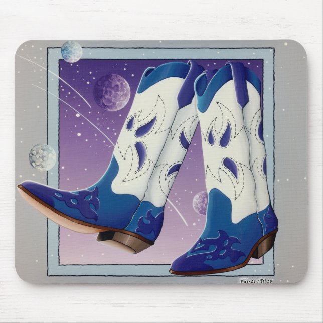 Mousepad - Electric Slide CowboyBoots Musmatta (Framsidan)