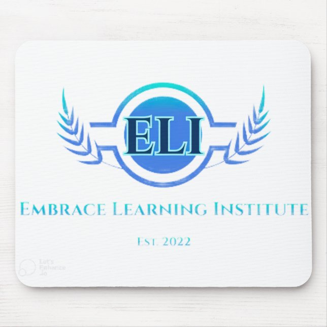 Mousepad - Embrace Learning Institute Logotyp Musmatta (Framsidan)