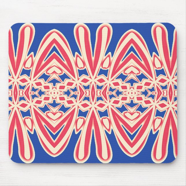 Mousepad, En elegant multifärgad klassisk design M Musmatta (Framsidan)