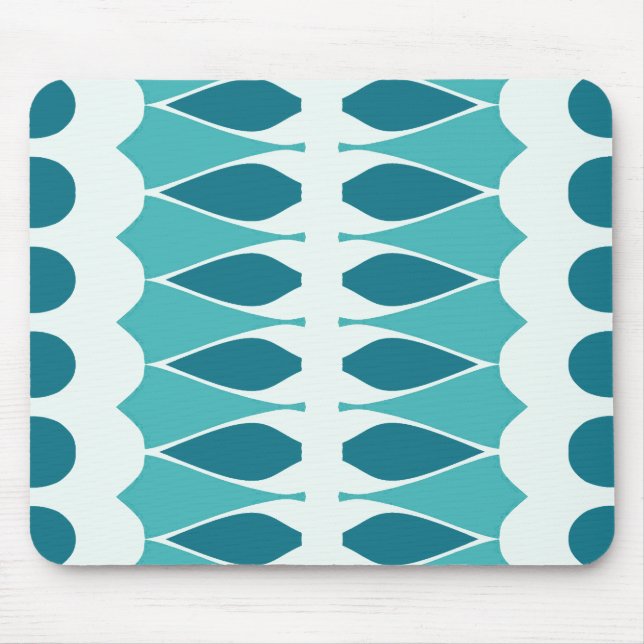 Mousepad, En elegant multifärgad klassisk design M Musmatta (Framsidan)