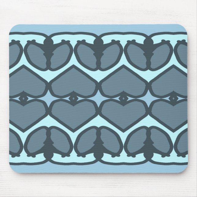 Mousepad, en klassisk modern symmetrisk design musmatta (Framsidan)