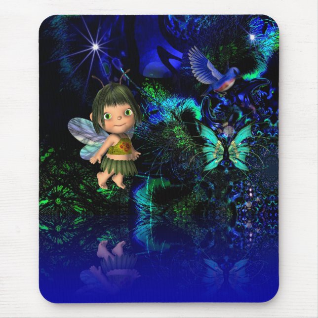 Mousepad Fantasy Art Star Angel Girl Musmatta (Framsidan)