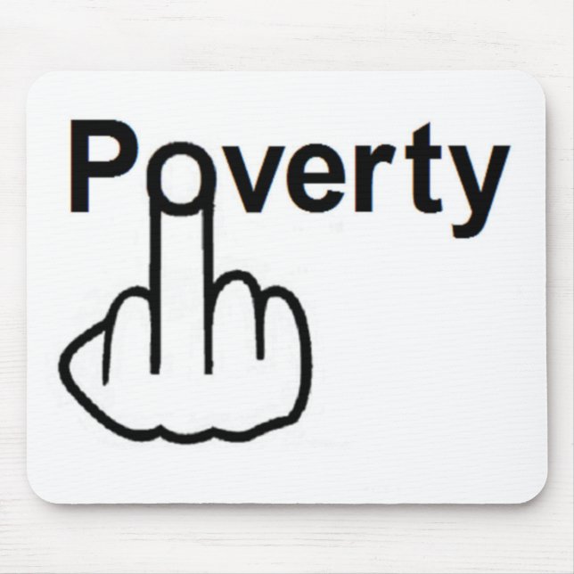Mousepad Fattigdom Musmatta (Framsidan)