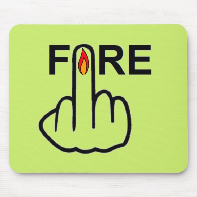 Mousepad Fire Flip Musmatta (Framsidan)