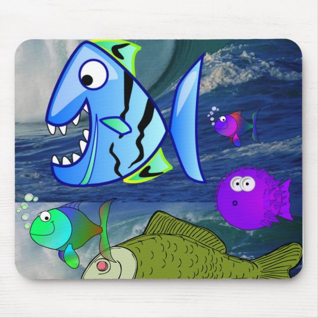 Mousepad Fish Musmatta (Framsidan)