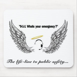 Mousepad för 911 Dispatcher Musmatta