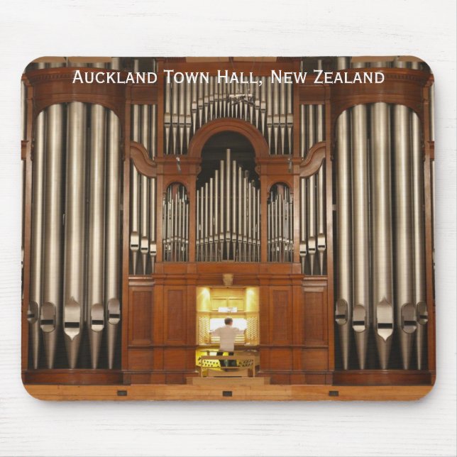 Mousepad för Auckland stadshusorgan Musmatta (Framsidan)