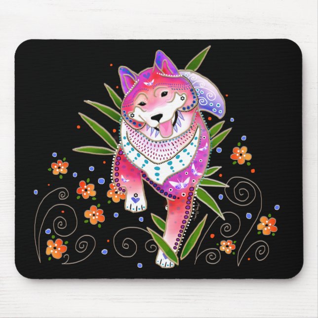 Mousepad för BINDI SHIBA INU Musmatta (Framsidan)
