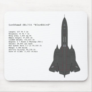 Mousepad för Blackbird SR-71 Musmatta