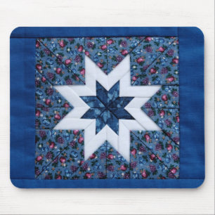 mousepad för blåtttäckestjärna musmatta