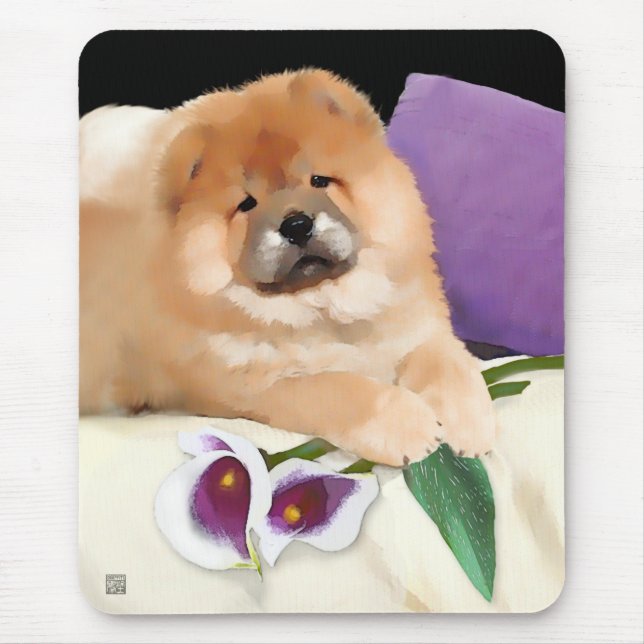 Mousepad för CALLIE-heARTdogchow Musmatta (Framsidan)