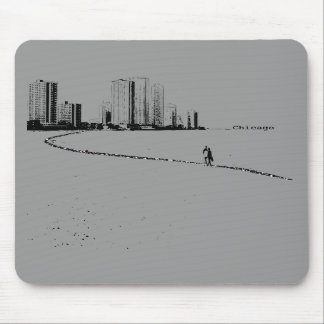 Mousepad för Chicago älskarevintage Musmatta