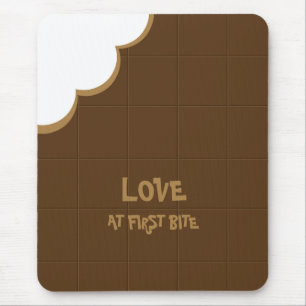 Mousepad för chokladkärlekbita musmatta