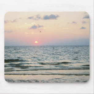 Mousepad för Clearwater strandsolnedgång Musmatta