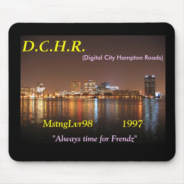 Mousepad för DCHR MstngLvr98 Musmatta (Framsidan)
