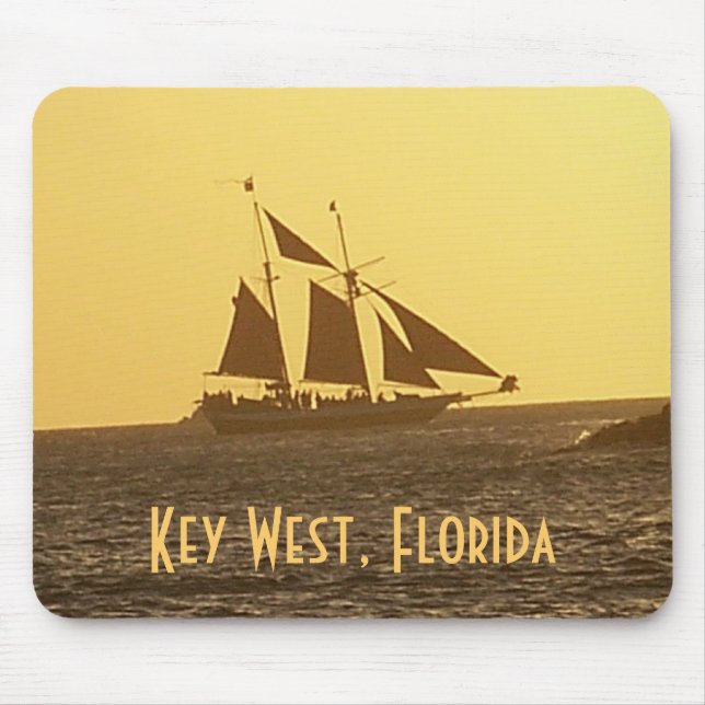 MousePad för frakt för Key West Florida Musmatta (Framsidan)