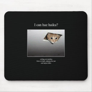 mousepad för haikukatt 18 musmatta