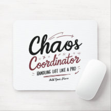 Mousepad för Kaoskoordinator – Personlig skrivbord