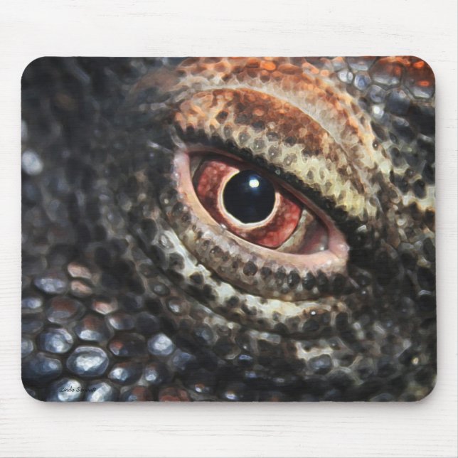 Mousepad för Komodo drakeöga Musmatta (Framsidan)