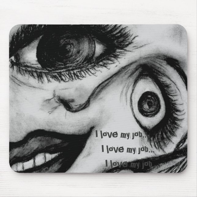 Mousepad "för kontorsarbete" musmatta (Framsidan)