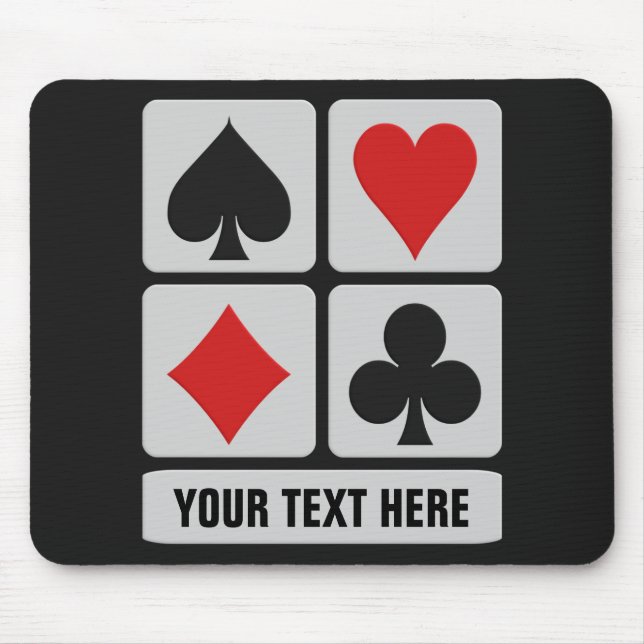 Mousepad för kortspelareanpassningsbar musmatta (Framsidan)