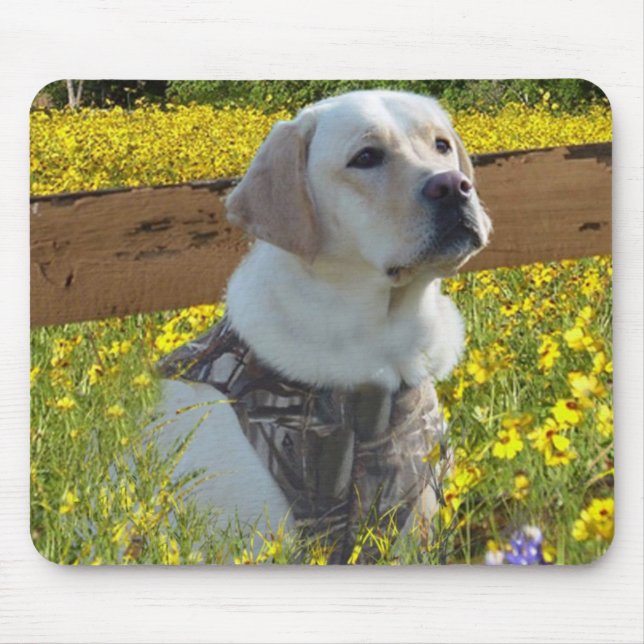Mousepad för Labrador Retriever staket Musmatta (Framsidan)