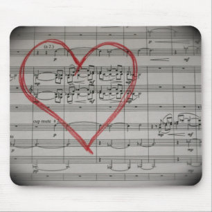 Mousepad för musikälskare musmatta
