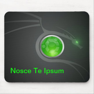 Mousepad för Nosce Te Ipsum Ubuntu drakeentusiast Musmatta