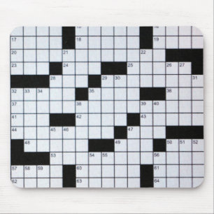 Mousepad för raster för klassikerkorsordpussel musmatta
