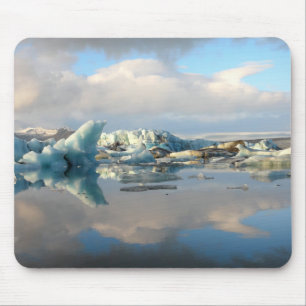 Mousepad för reflexion för Jokulsarlon isbergsj Musmatta