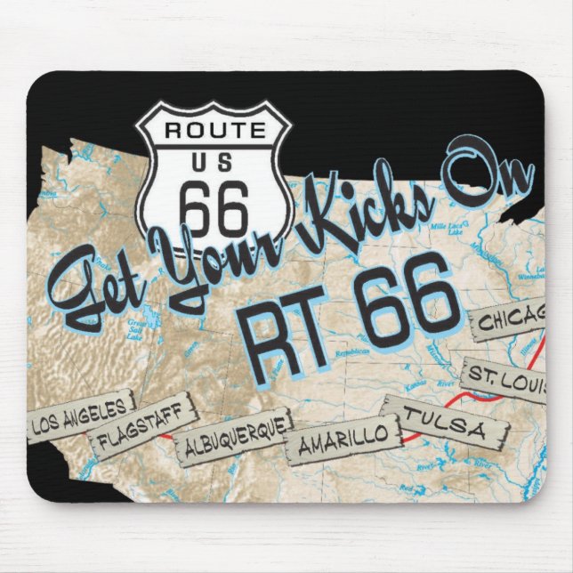 Mousepad för RT 66 Musmatta (Framsidan)