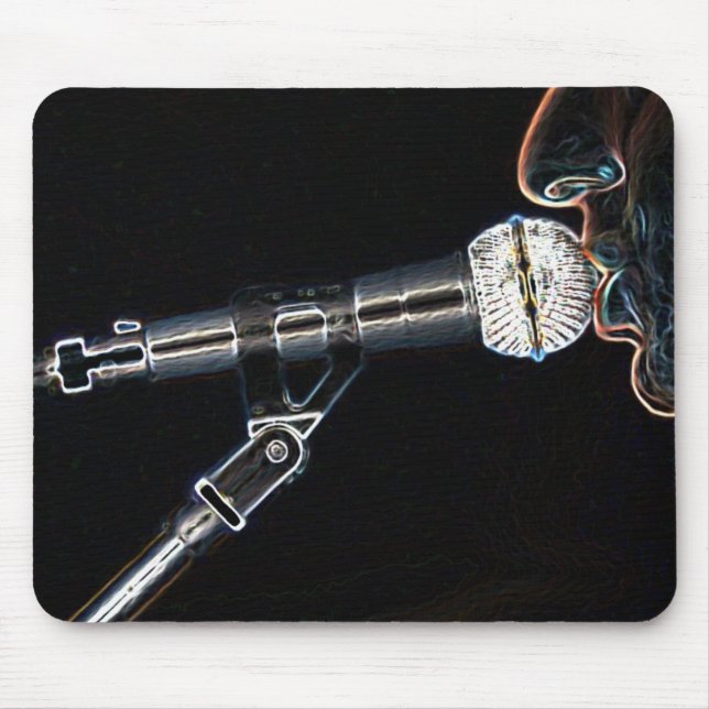 mousepad för sångare för sång för musmatta (Framsidan)