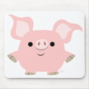 Mousepad för Shorty tecknadgris Musmatta