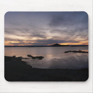 Mousepad för sjöMyvatn solnedgång Musmatta