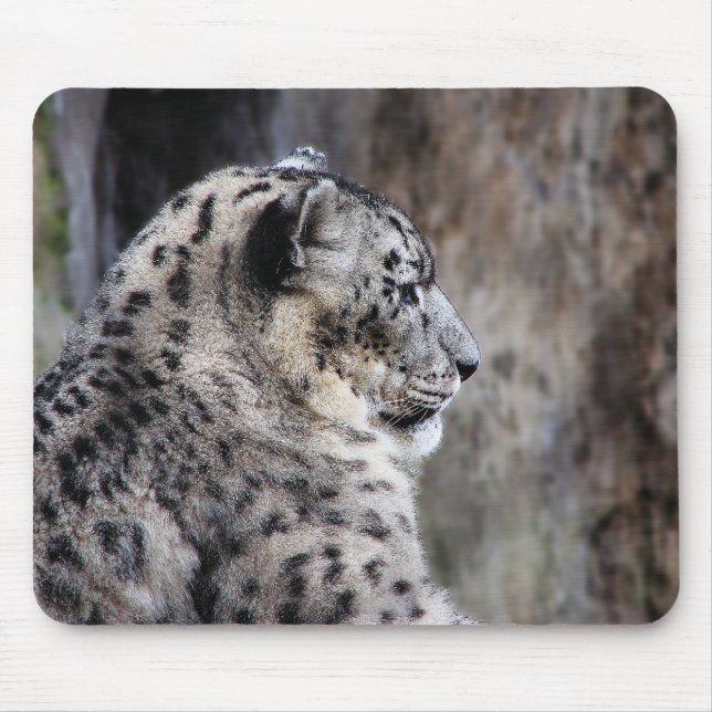 Mousepad för snöLeopard Musmatta (Framsidan)