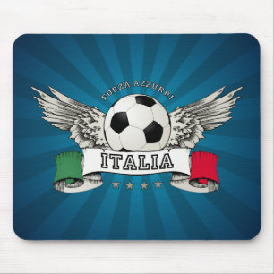 Mousepad för supporter för italienfotbolllandsla musmatta