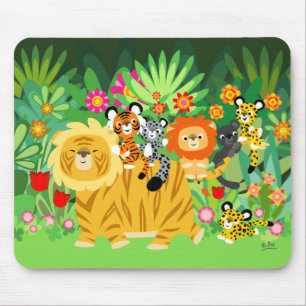 Mousepad för tecknad Liger och vän Musmatta