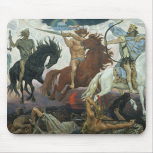 Mousepad Four Horsperma från Apocalypse Viktor Vas Musmatta
