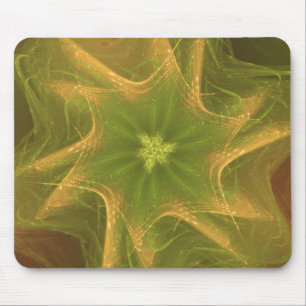 Mousepad Fractal Ljust grönt Palette Musmatta