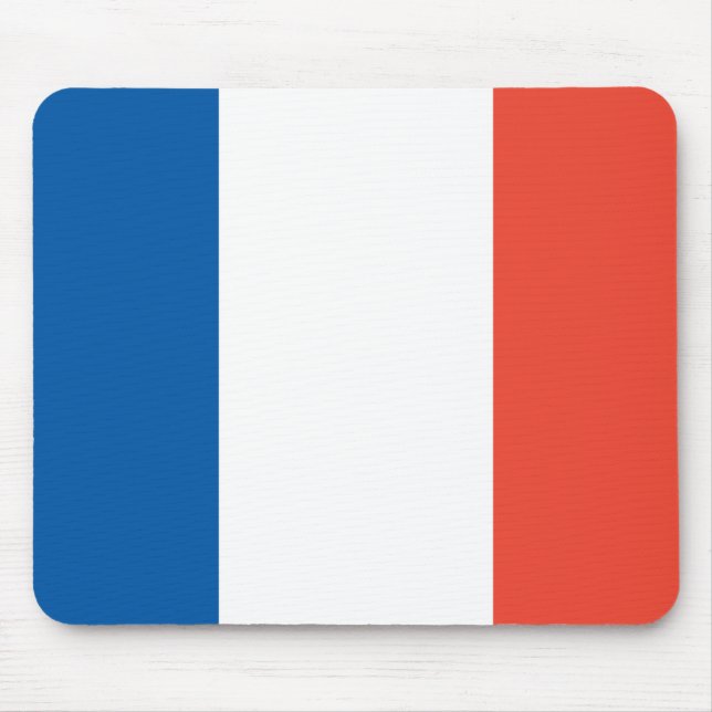 Mousepad Frankreich Fahne Musmatta (Framsidan)