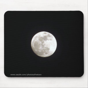 Mousepad - fullmåne på klar natthimmel musmatta
