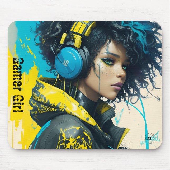 Mousepad Gamer Girl 02 Musmatta (Framsidan)