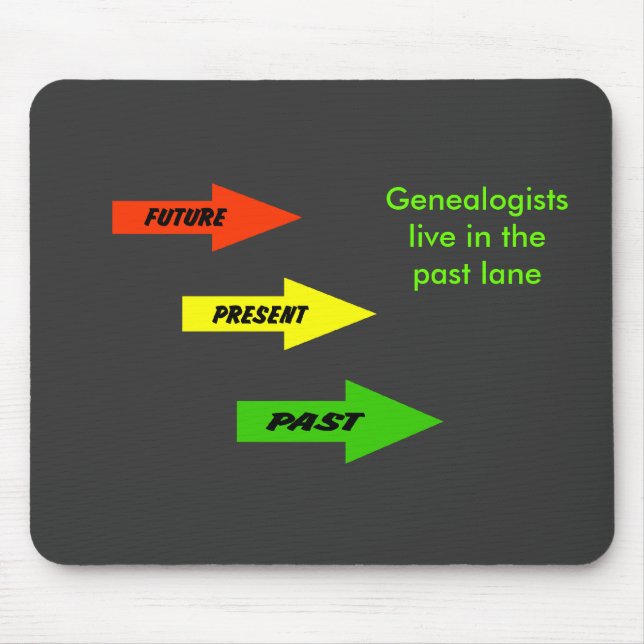 MousePad - Genealogister lever i det förflutna Musmatta (Framsidan)