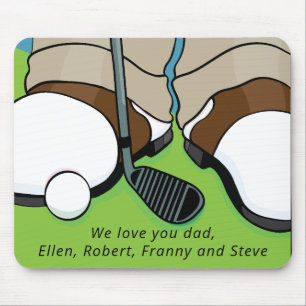 Mousepad Golfer på Grönten Musmatta