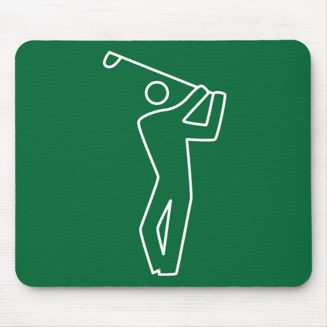 Mousepad - Golfspelare Musmatta (Framsidan)
