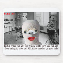 mousepad. grattis på födelsedagen. alpaca